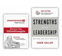 Tom Raths 2 Books Set - Strengths Based Leadership and Strengthsfinder 2.0 (Combo)