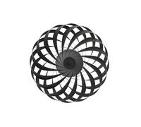 Tom Rossau TR5, lámpara de pared, abedul - negro - 40 cm