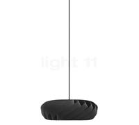 Tom Rossau TR5, lámpara de suspensión, abedul - negro - 40 cm