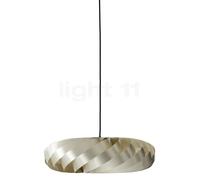 Tom Rossau TR5, lámpara de suspensión, aluminio cepillado - dorado - 60 cm