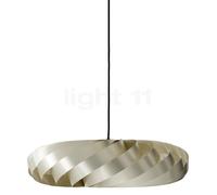 Tom Rossau TR5, lámpara de suspensión, aluminio cepillado - dorado - 80 cm