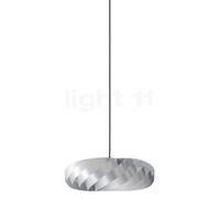Tom Rossau TR5, lámpara de suspensión, aluminio cepillado - plateado - 40 cm