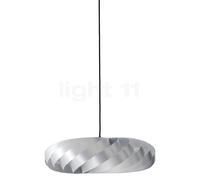 Tom Rossau TR5, lámpara de suspensión, aluminio cepillado - plateado - 60 cm