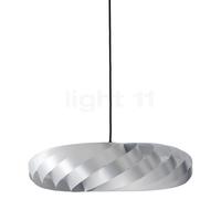 Tom Rossau TR5, lámpara de suspensión, aluminio cepillado - plateado - 80 cm