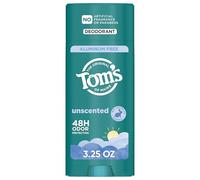 Tom’s of Maine Unscented Natural Deodorant for Women and Men, Aluminum Free, 3.25 oz