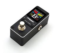 Tom Sline Engineering - Sintonizador a pedal AT07 cromático para guitarra (6 - 7 stringhe) y bajo (4 - 6 stringhe) pantalla a color de alta definición 430 - 450 Hz, 4 opciones planas