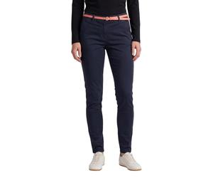 TOM TAILOR 1008380 - Chino Slim Pantalón con cinturón Señoras