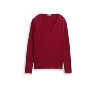 TOM TAILOR 1012976 Suéter, 10361 - Rumba Red, L para Mujer