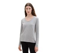 TOM TAILOR 1012976 Suéter, 21373 - Medium Silver Grey Melange, 3XL para Mujer