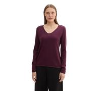 TOM TAILOR 1012976 Suéter, 35796 - Blackberry, S para Mujer