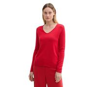 TOM TAILOR 1012976 Suéter, 36494 - Crimson, M para Mujer