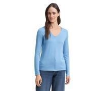 TOM TAILOR 1012976 Suéter, Azul (15584 - Sea Blue Melange), S para Mujer