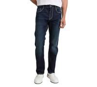 TOM TAILOR 1013423 Pantalones Vaqueros Trad Relaxed, 10120 Used Dark Stone Blue Denim, 33W x 32L para Hombre