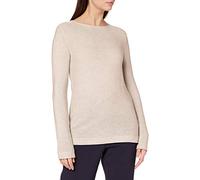 TOM TAILOR 1016350 Jersey de punto de algodón orgánico para Mujer, Beige (24192 - Dusty Alabaster Melange), XXL