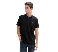 TOM TAILOR 1016502 Polo básico para Hombre, Negro (29999 - Black), M