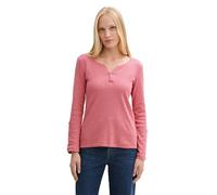 TOM TAILOR 1024036 Camiseta, 37445-off White Red Small Stripe, S para Mujer