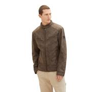 TOM TAILOR 1024298 Chaqueta, 30513-Buffalo Brown Fake Leather, L para Hombre