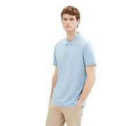 TOM TAILOR 1031006 Polo, 32245 - Washed Out Middle Blue, S para Hombre