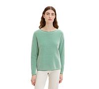 TOM TAILOR 1033125 Jersey, 31311 - Green Bubble Structure, L
