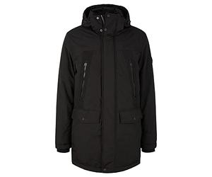 TOM TAILOR 1033673 Parka con capucha para Hombre, Negro (29999 - Black), XL