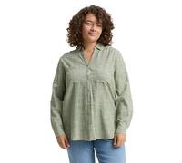 TOM TAILOR 1035247 Camisa, 38802 - Deep Ivy Green, 48 para Mujer