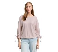 TOM TAILOR 1035680 Camiseta, 38862-Small Dusty Rose White Stripe, L Mujeres
