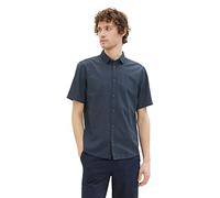 TOM TAILOR 1036220 Camisa, 31795 - Azul Marino Minimal Design, XL para Hombre