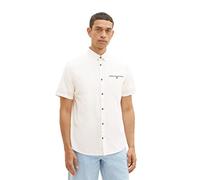 TOM TAILOR 1036236 Camisa, 10332 Off White, M para Hombre
