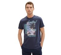 TOM TAILOR 1036415 Camiseta, Sky Captain Blue 10668-Juego de Mesa [Importado de Alemania], M para Hombre