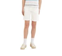 TOM TAILOR 1036867 Bermudas, 10315 Whisper White-Juego de Mesa [Importado de Alemania], 36 para Mujer