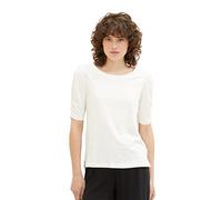TOM TAILOR 1037220 Camiseta, 10315 Whisper White-Juego de Mesa [Importado de Alemania], XXXL para Mujer