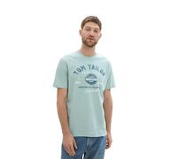 TOM TAILOR 1037735 Camiseta, 27450-white Moss, XL Hombres