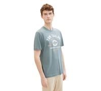 TOM TAILOR 1037735 Camiseta, 27475-Gris Menta, XL para Hombre