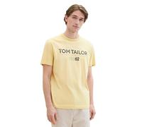 TOM TAILOR 1037735 Camiseta, 34585-light Yellow, M para Hombre
