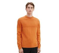 TOM TAILOR 1038221 Suéter, 32243-Tomate Cream Orange, XL para Hombre