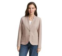 TOM Tailor 1038703 Blazer, 38330-Mezcla de Color Topo Suave, XS Mujeres, 38330 - Mezcla de Topo Suave, XS