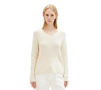 TOM TAILOR 1039242 Suéter, 10354 Soft Beige Solid, L para Mujer
