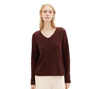 TOM TAILOR 1039242 Suéter, 32404-Raisin Melange, XL para Mujer