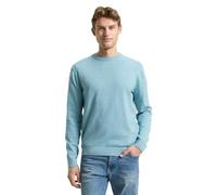 TOM TAILOR 1039805 Suéter pulóver, 39104-Tourmaline Melange, XL para Hombre