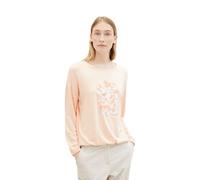 TOM TAILOR 1040564 Camiseta de Manga Larga, 34911-light Coral Melange, XXL para Mujer