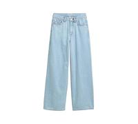 TOM TAILOR 1041068 Vaqueros de Corte Ancho para niños, 10111-Clean Bleached Blue Denim, 134