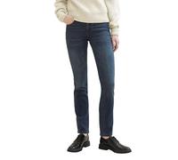 TOM TAILOR 1041100 Alexa Straight Jeans, 10282 Dark Stone Wash Denim-Juego de Ropa de Madera, 32W / 32L para Mujer