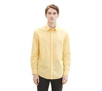 TOM TAILOR 1041174 Camisa, 35194-sunny Yellow Stripe, M para Hombre