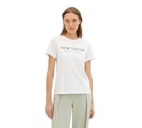 TOM TAILOR 1041288 Camiseta, 10315 Whisper White-Juego de Mesa [Importado de Alemania], XXS para Mujer