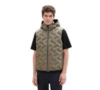 TOM TAILOR 1041313 Chaleco, 32097-Smokey Olive Green, L para Hombre