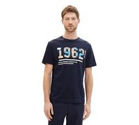 TOM TAILOR 1042194 Camiseta, Sky Captain Blue 10668-Juego de Mesa [Importado de Alemania], L para Hombre