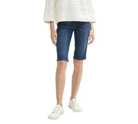 TOM TAILOR 1042432, Bermudas Jeans Mujer, 10281 - Mid Stone Wash Denim,