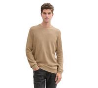 TOM TAILOR 1042453 Suéter pulóver, 31089-Hazel Brown Melange, XXL para Hombre