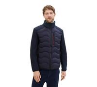 TOM TAILOR 1042487 Chaqueta híbrida con Cuello Alto, 10668-sky Captain Blue, M para Hombre
