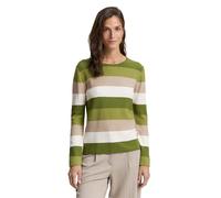 TOM TAILOR 1042952 Suéter pulóver, 38579-Big Green Knit Stripe, XXL para Mujer